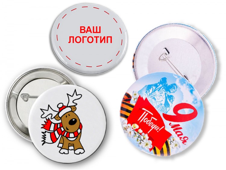 материал значка